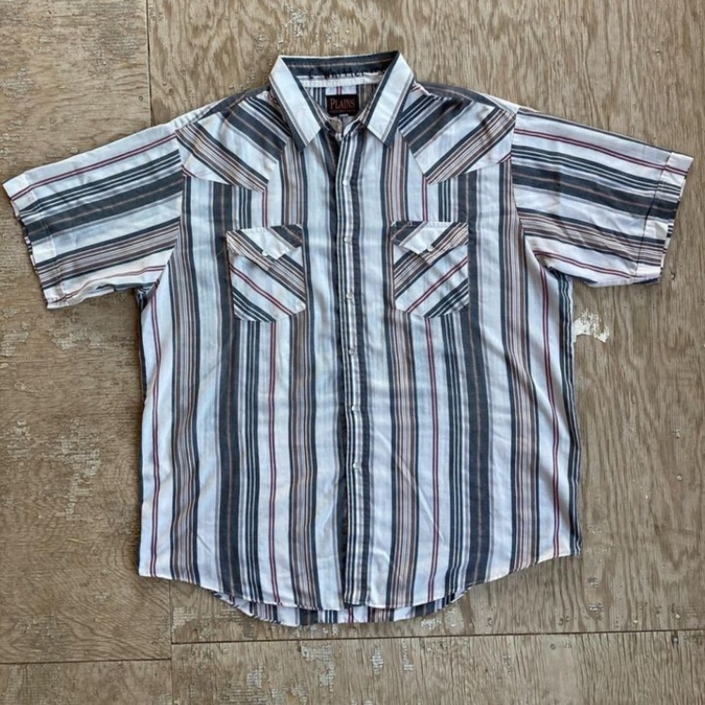 Plains short sleeve Pearl snap